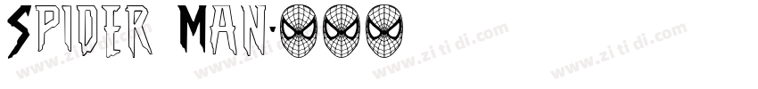 Spider Man字体转换